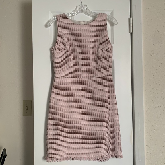 Loft Tweed Pink Sheath Dress (Sold) - Picture 2 of 9